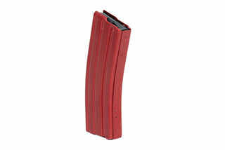 C Products 556 AR15 magazine features a red finish